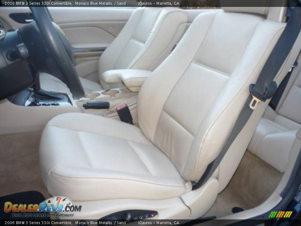 2006 BMW 3 Series 330i Convertible Monaco Blue Metallic / Sand Photo #5