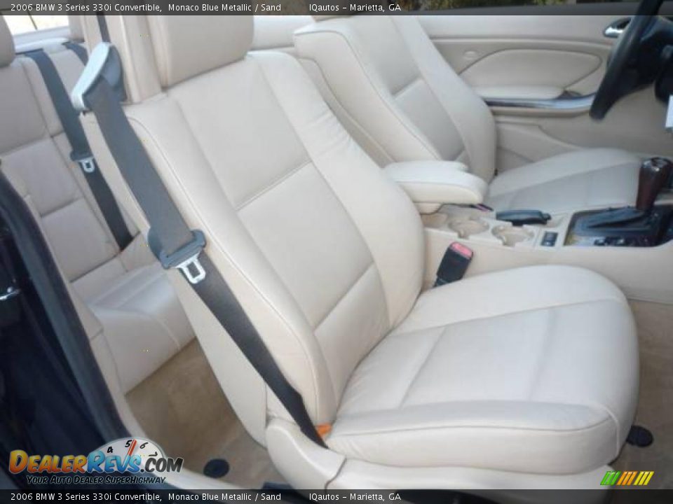 2006 BMW 3 Series 330i Convertible Monaco Blue Metallic / Sand Photo #6