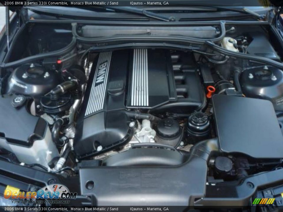 2006 BMW 3 Series 330i Convertible Monaco Blue Metallic / Sand Photo #8