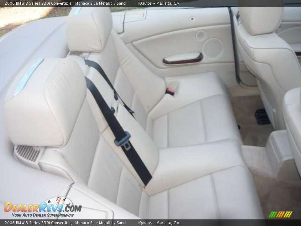 2006 BMW 3 Series 330i Convertible Monaco Blue Metallic / Sand Photo #9