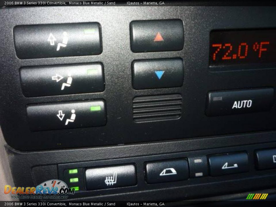 2006 BMW 3 Series 330i Convertible Monaco Blue Metallic / Sand Photo #26