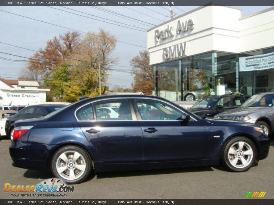2006 BMW 5 Series 525i Sedan Monaco Blue Metallic / Beige Photo #1
