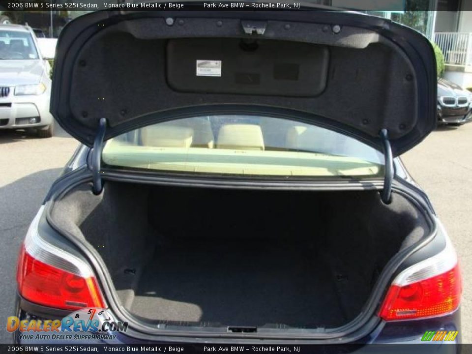 2006 BMW 5 Series 525i Sedan Monaco Blue Metallic / Beige Photo #18