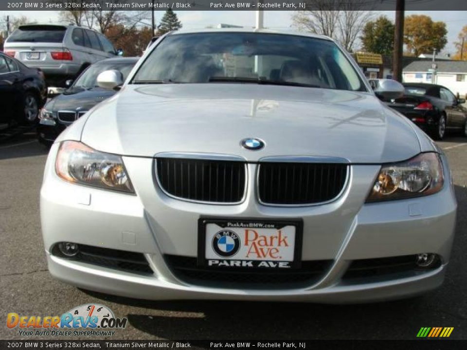 2007 BMW 3 Series 328xi Sedan Titanium Silver Metallic / Black Photo #3