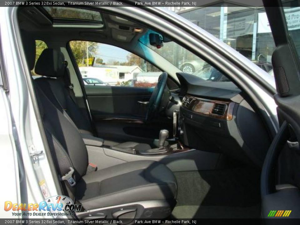 2007 BMW 3 Series 328xi Sedan Titanium Silver Metallic / Black Photo #22