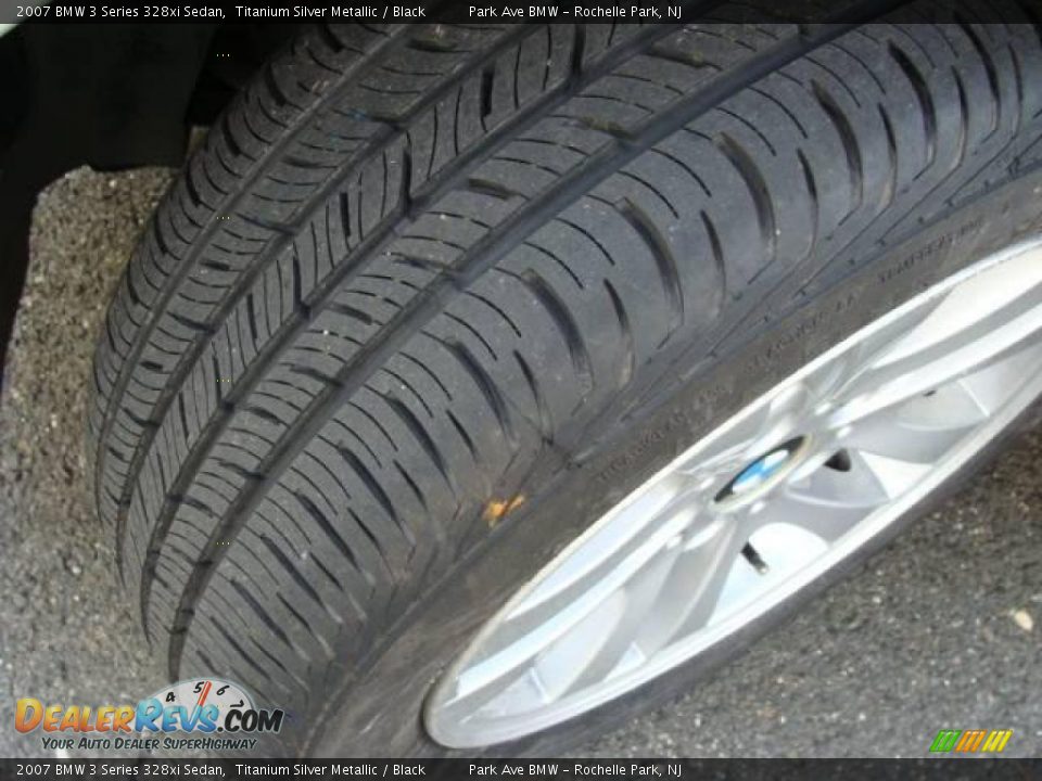 2007 BMW 3 Series 328xi Sedan Titanium Silver Metallic / Black Photo #24