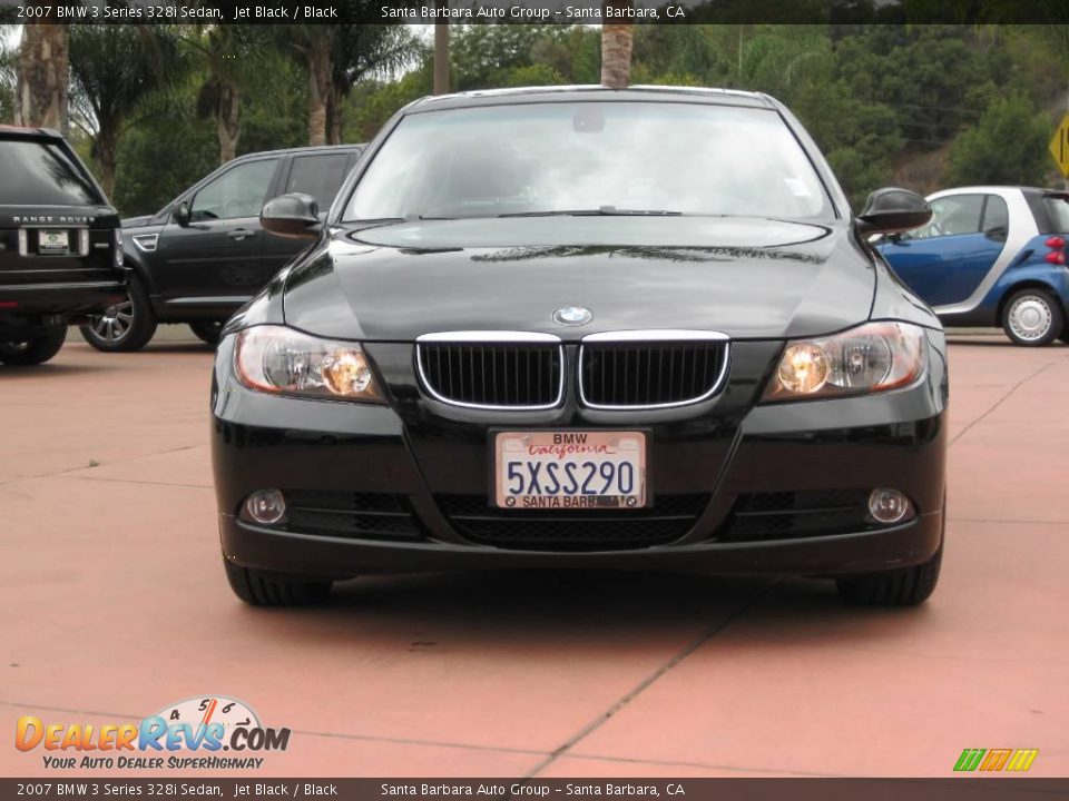 2007 BMW 3 Series 328i Sedan Jet Black / Black Photo #2
