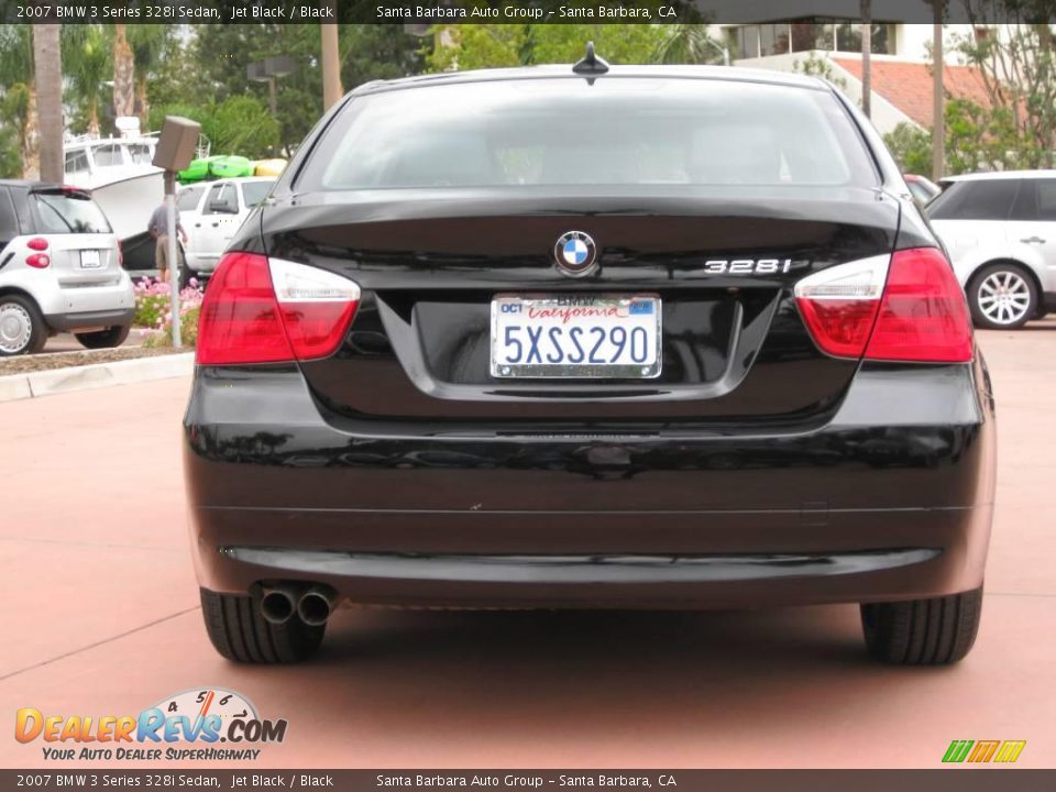 2007 BMW 3 Series 328i Sedan Jet Black / Black Photo #5
