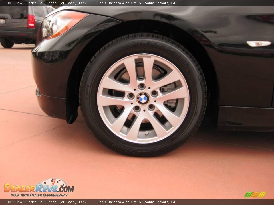 2007 BMW 3 Series 328i Sedan Jet Black / Black Photo #8