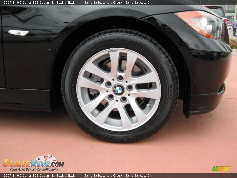 2007 BMW 3 Series 328i Sedan Jet Black / Black Photo #9