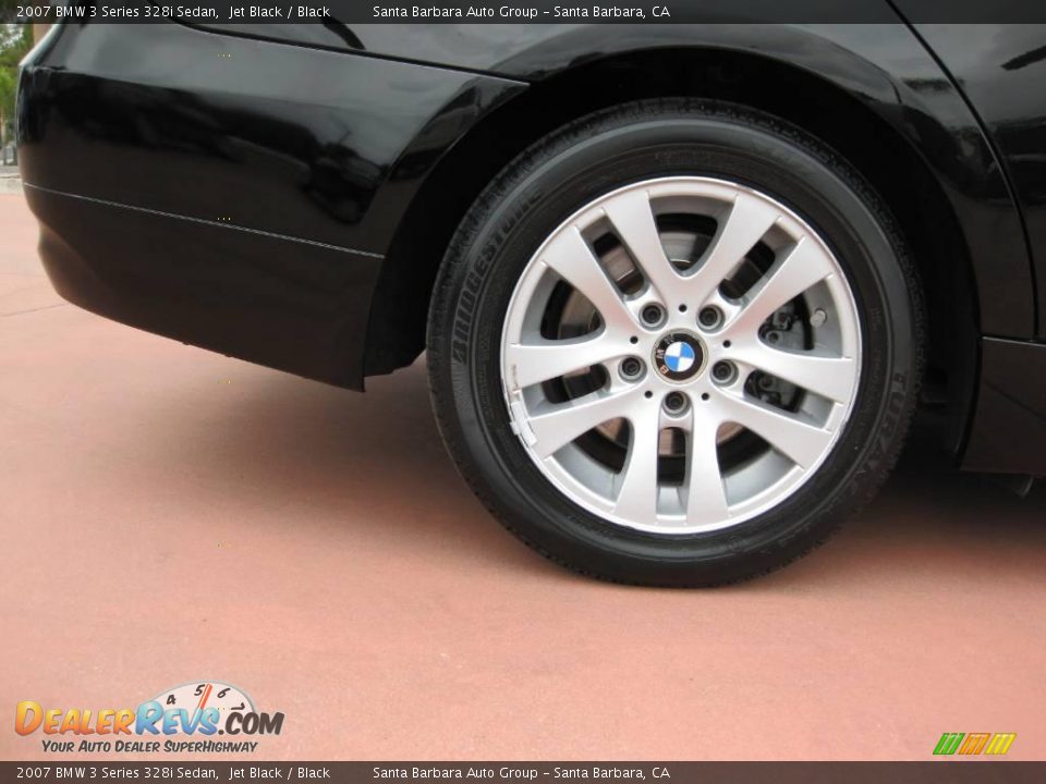 2007 BMW 3 Series 328i Sedan Jet Black / Black Photo #10