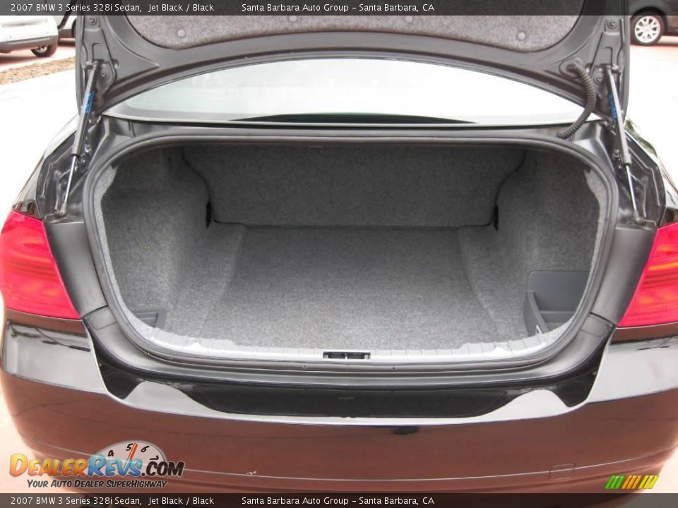 2007 BMW 3 Series 328i Sedan Jet Black / Black Photo #15