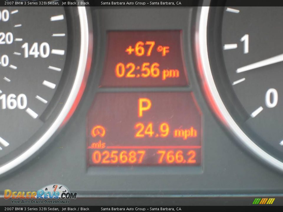 2007 BMW 3 Series 328i Sedan Jet Black / Black Photo #17