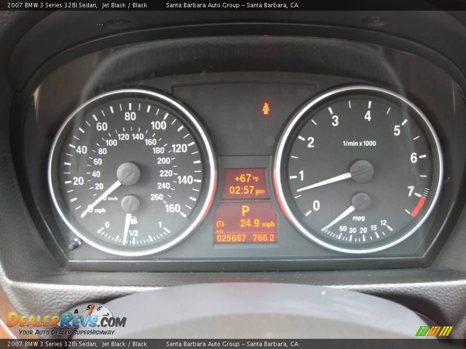 2007 BMW 3 Series 328i Sedan Jet Black / Black Photo #19