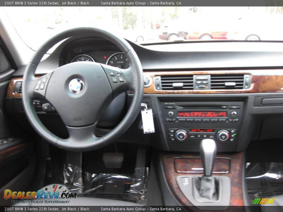 2007 BMW 3 Series 328i Sedan Jet Black / Black Photo #20