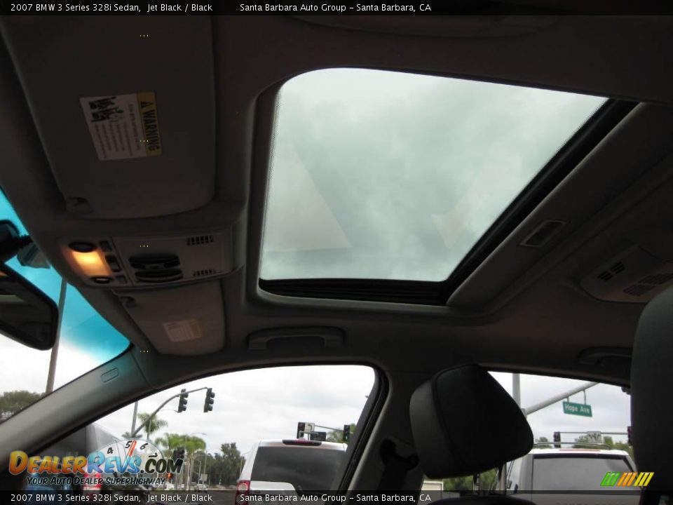 2007 BMW 3 Series 328i Sedan Jet Black / Black Photo #22