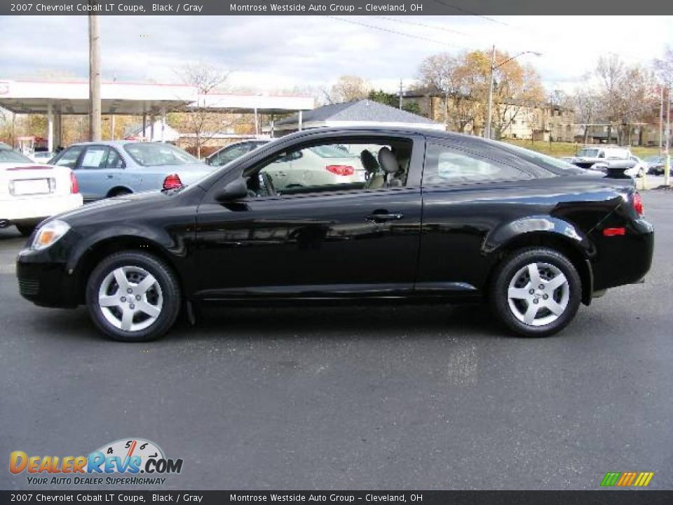 2007 Chevrolet Cobalt LT Coupe Black / Gray Photo #2