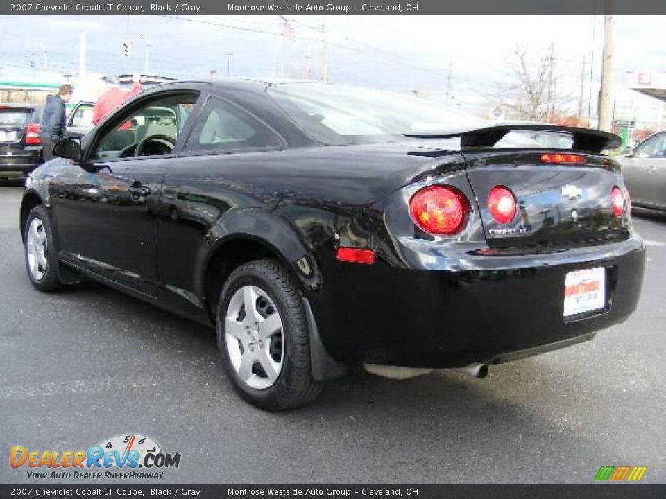 2007 Chevrolet Cobalt LT Coupe Black / Gray Photo #3