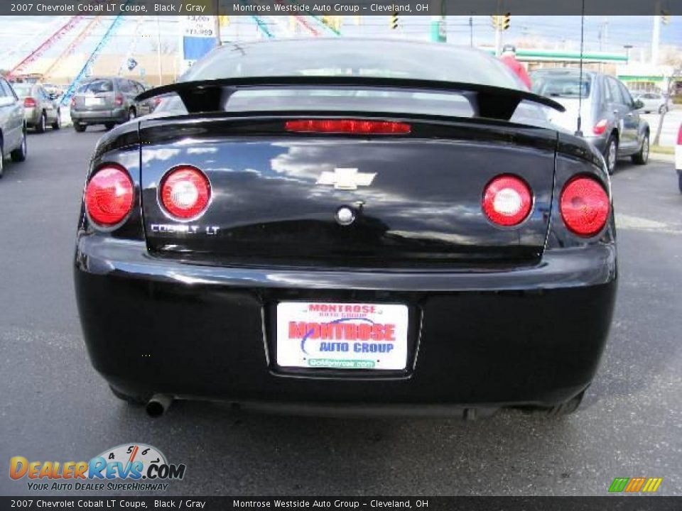 2007 Chevrolet Cobalt LT Coupe Black / Gray Photo #4