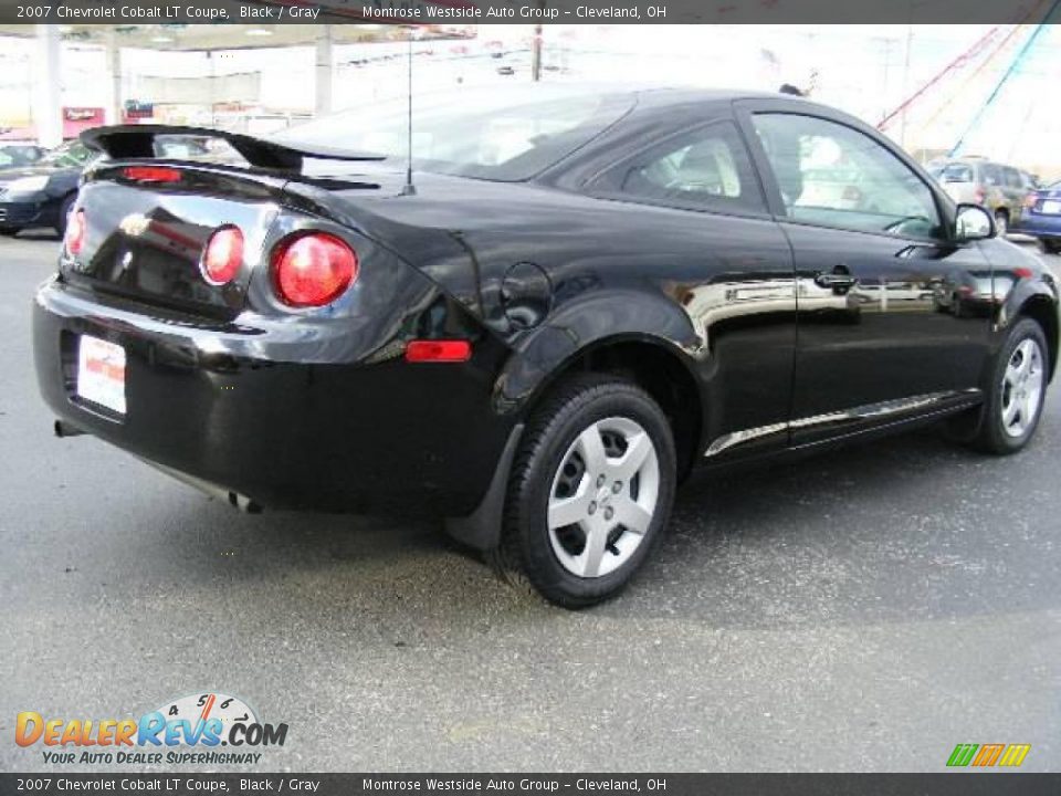 2007 Chevrolet Cobalt LT Coupe Black / Gray Photo #5