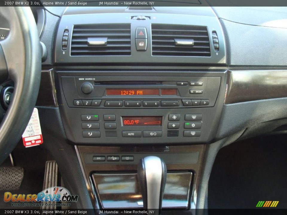 2007 BMW X3 3.0si Alpine White / Sand Beige Photo #20