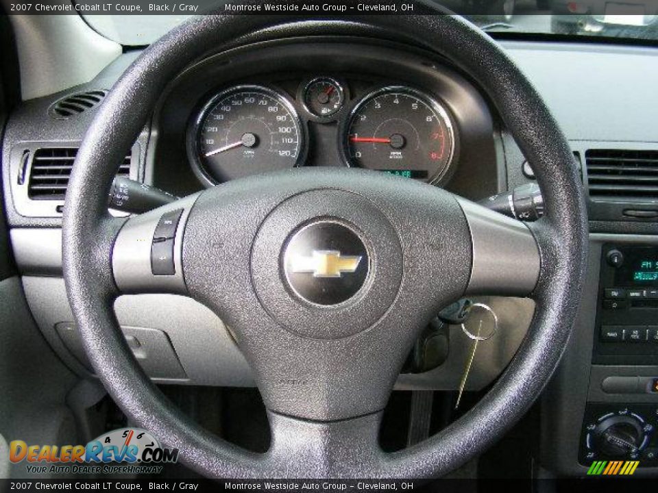 2007 Chevrolet Cobalt LT Coupe Black / Gray Photo #16
