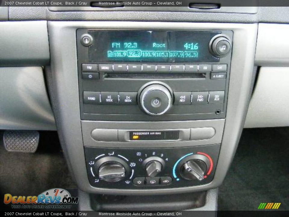 2007 Chevrolet Cobalt LT Coupe Black / Gray Photo #19