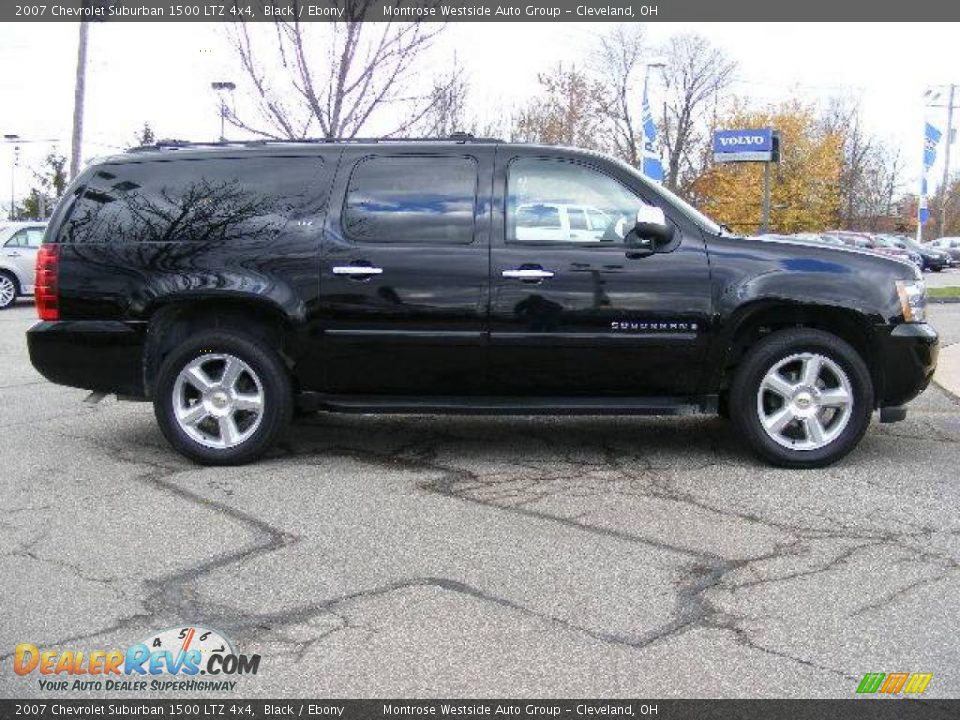 2007 Chevrolet Suburban 1500 LTZ 4x4 Black / Ebony Photo #6
