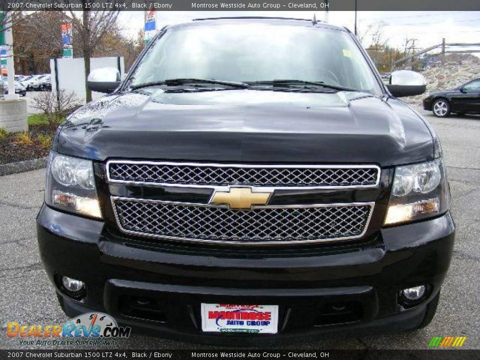 2007 Chevrolet Suburban 1500 LTZ 4x4 Black / Ebony Photo #8