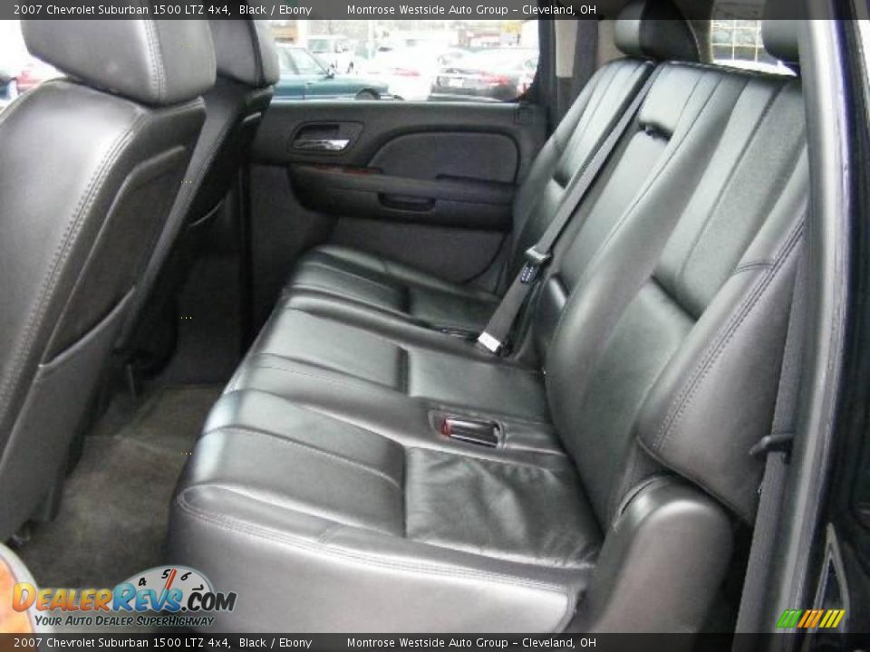 2007 Chevrolet Suburban 1500 LTZ 4x4 Black / Ebony Photo #11
