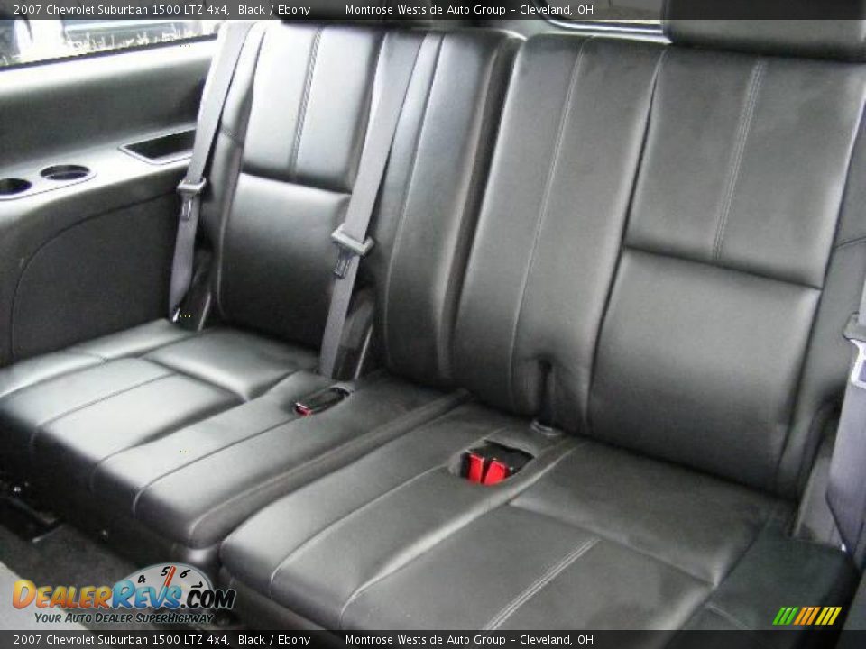 2007 Chevrolet Suburban 1500 LTZ 4x4 Black / Ebony Photo #12