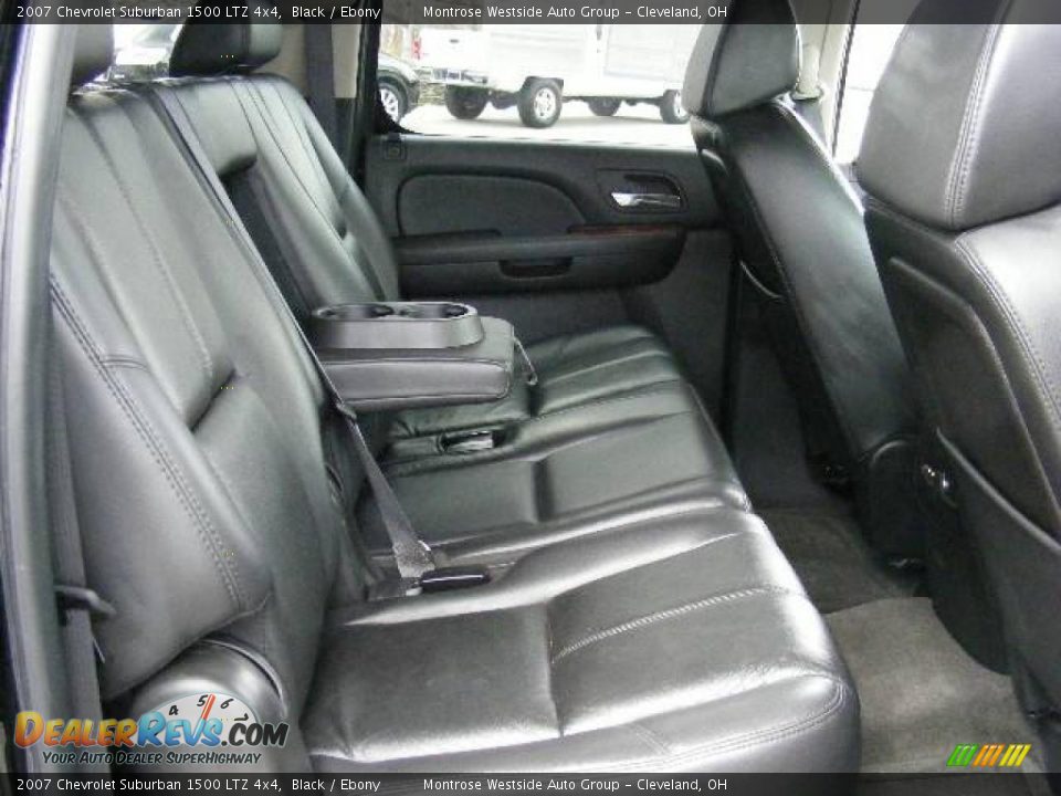 2007 Chevrolet Suburban 1500 LTZ 4x4 Black / Ebony Photo #14