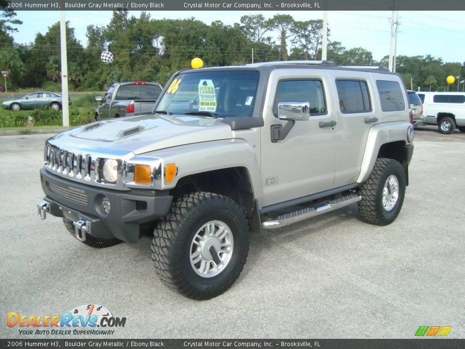 2006 Hummer H3 Boulder Gray Metallic / Ebony Black Photo #1