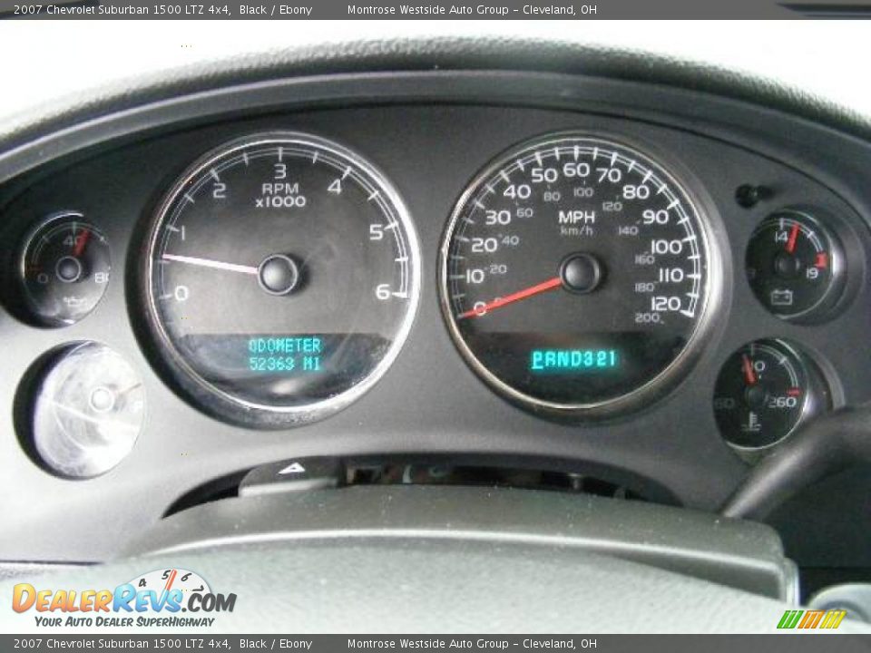 2007 Chevrolet Suburban 1500 LTZ 4x4 Black / Ebony Photo #19