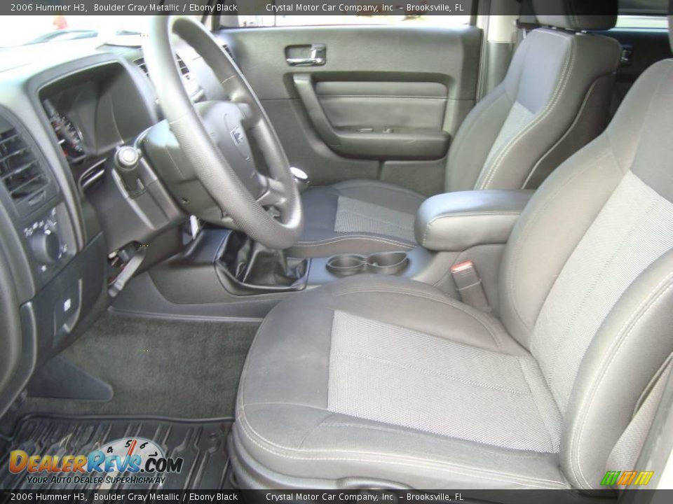 2006 Hummer H3 Boulder Gray Metallic / Ebony Black Photo #4