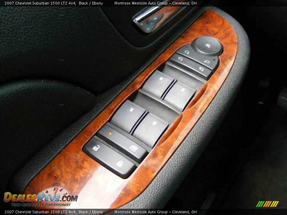 2007 Chevrolet Suburban 1500 LTZ 4x4 Black / Ebony Photo #24