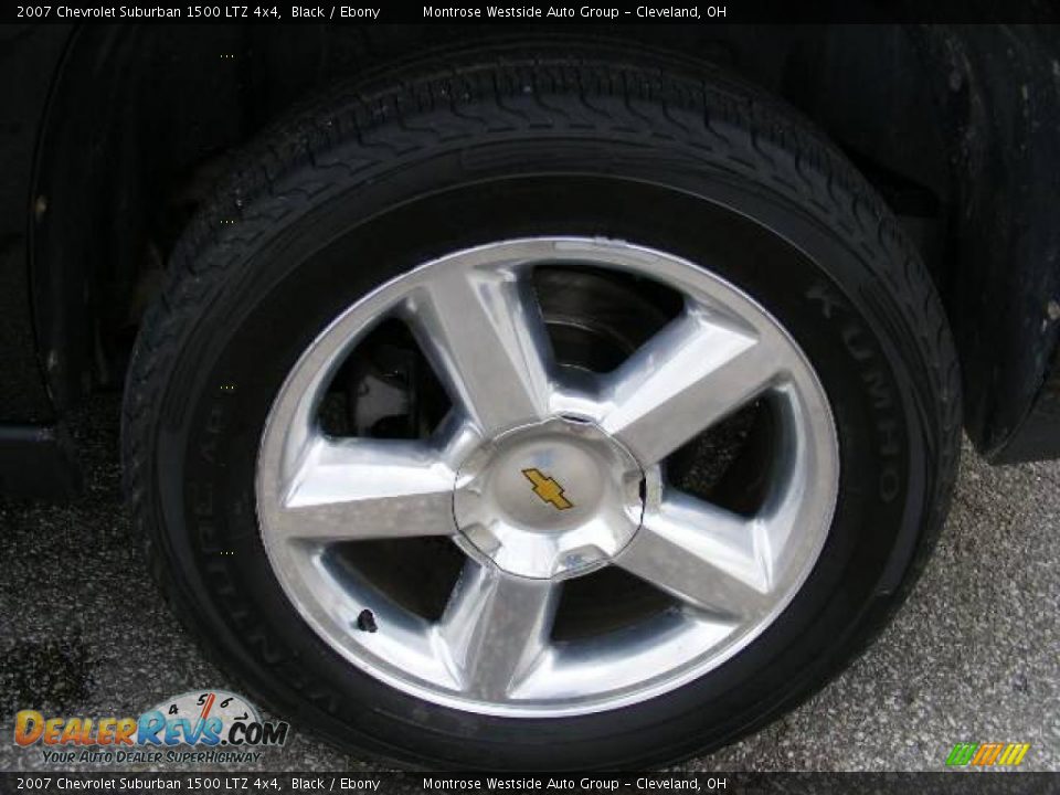 2007 Chevrolet Suburban 1500 LTZ 4x4 Black / Ebony Photo #30