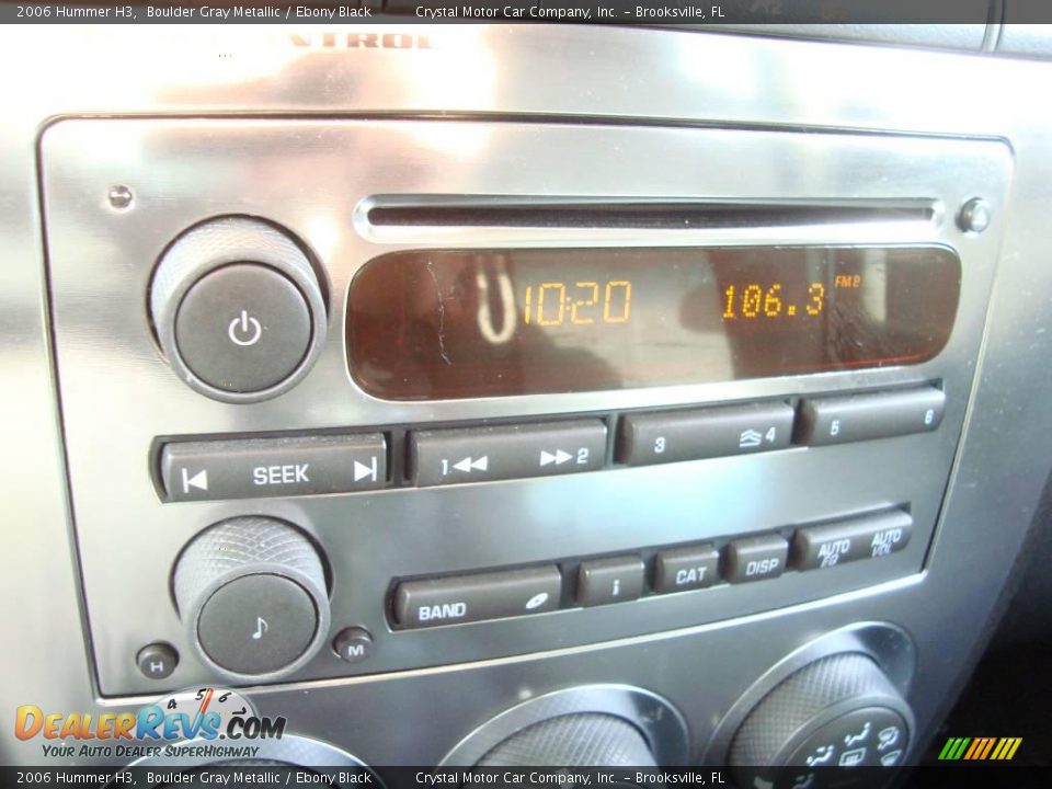 2006 Hummer H3 Boulder Gray Metallic / Ebony Black Photo #19