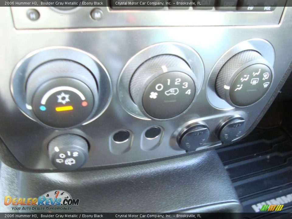 2006 Hummer H3 Boulder Gray Metallic / Ebony Black Photo #20