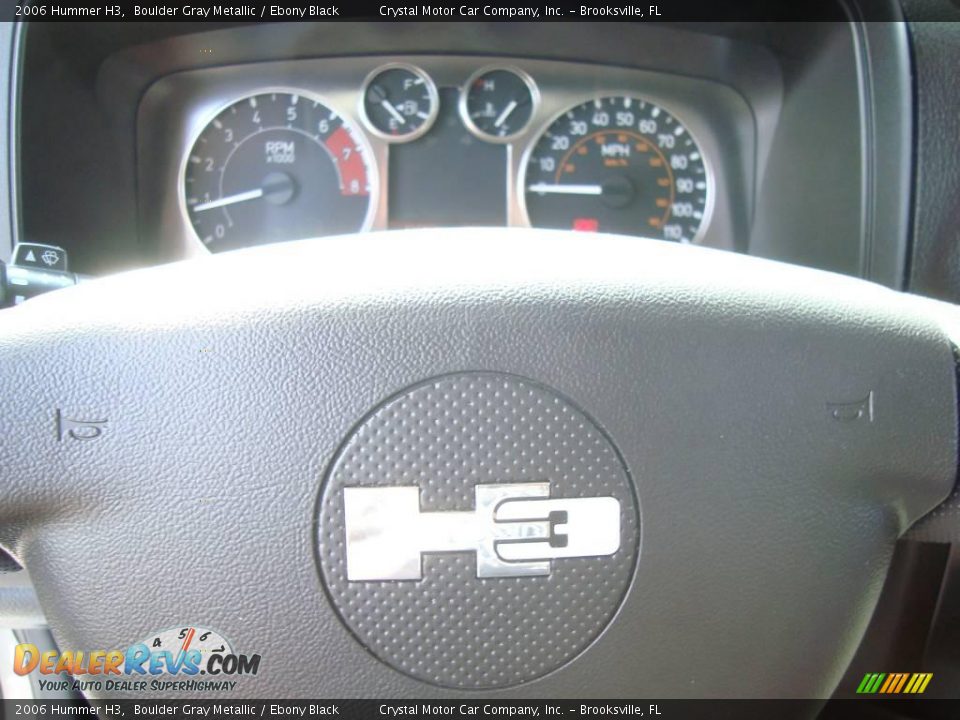 2006 Hummer H3 Boulder Gray Metallic / Ebony Black Photo #21