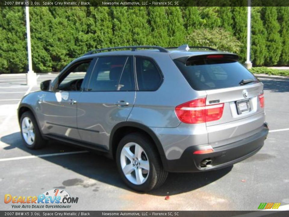 2007 BMW X5 3.0si Space Grey Metallic / Black Photo #2