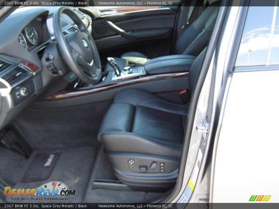 2007 BMW X5 3.0si Space Grey Metallic / Black Photo #3