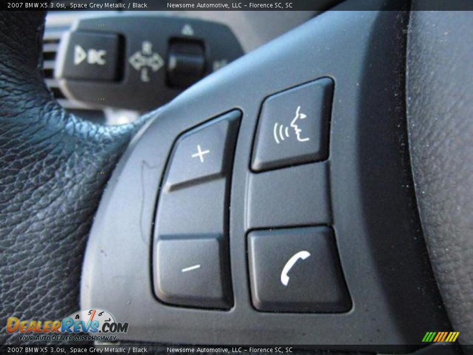 2007 BMW X5 3.0si Space Grey Metallic / Black Photo #12