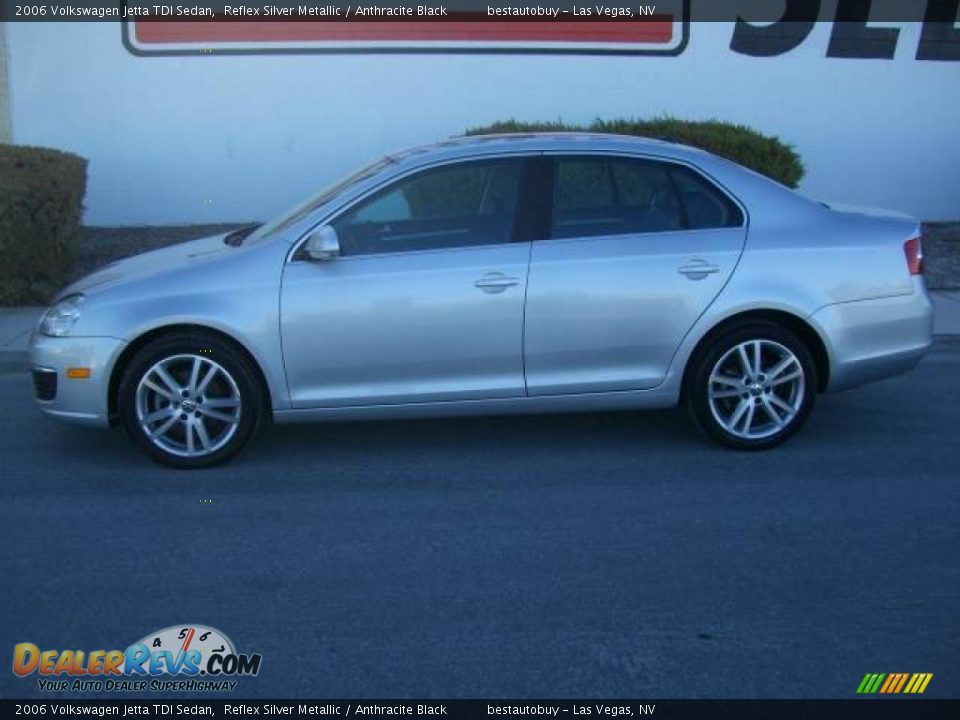 2006 Volkswagen Jetta TDI Sedan Reflex Silver Metallic / Anthracite Black Photo #1