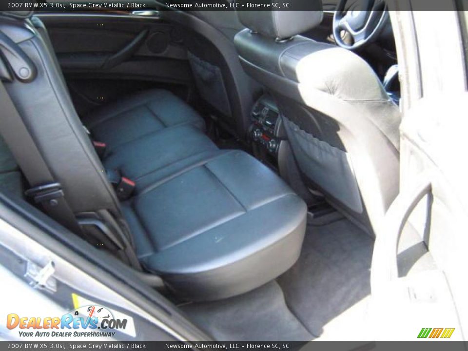 2007 BMW X5 3.0si Space Grey Metallic / Black Photo #21