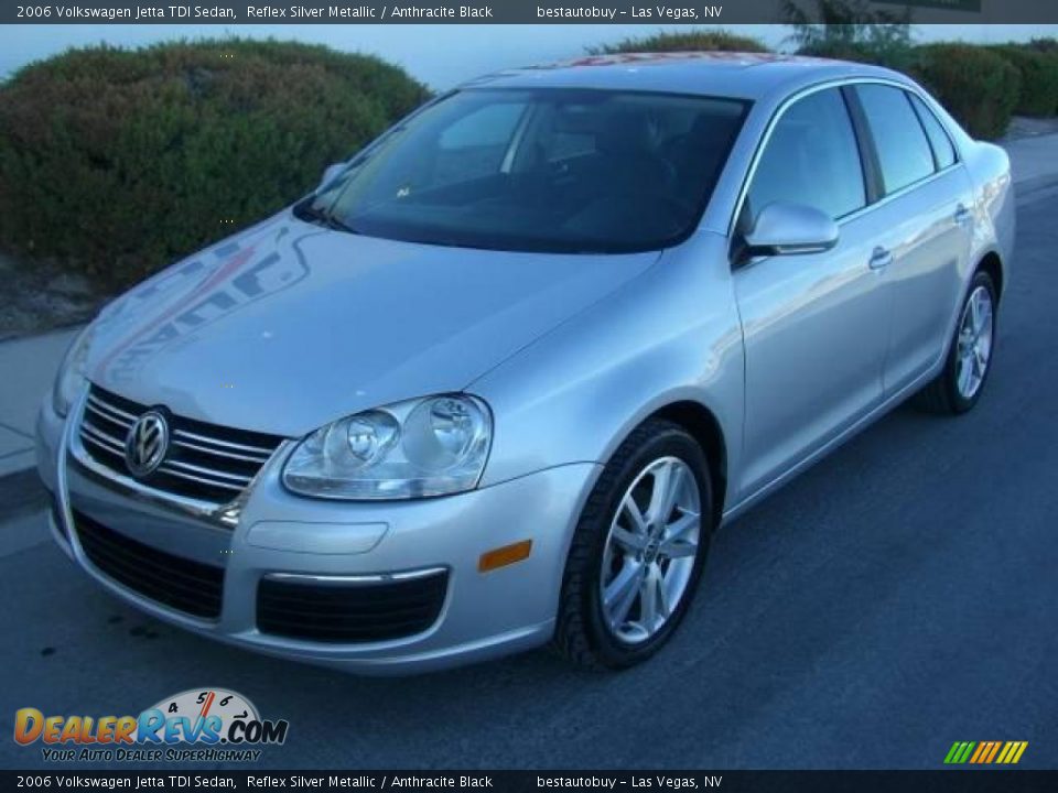 2006 Volkswagen Jetta TDI Sedan Reflex Silver Metallic / Anthracite Black Photo #3