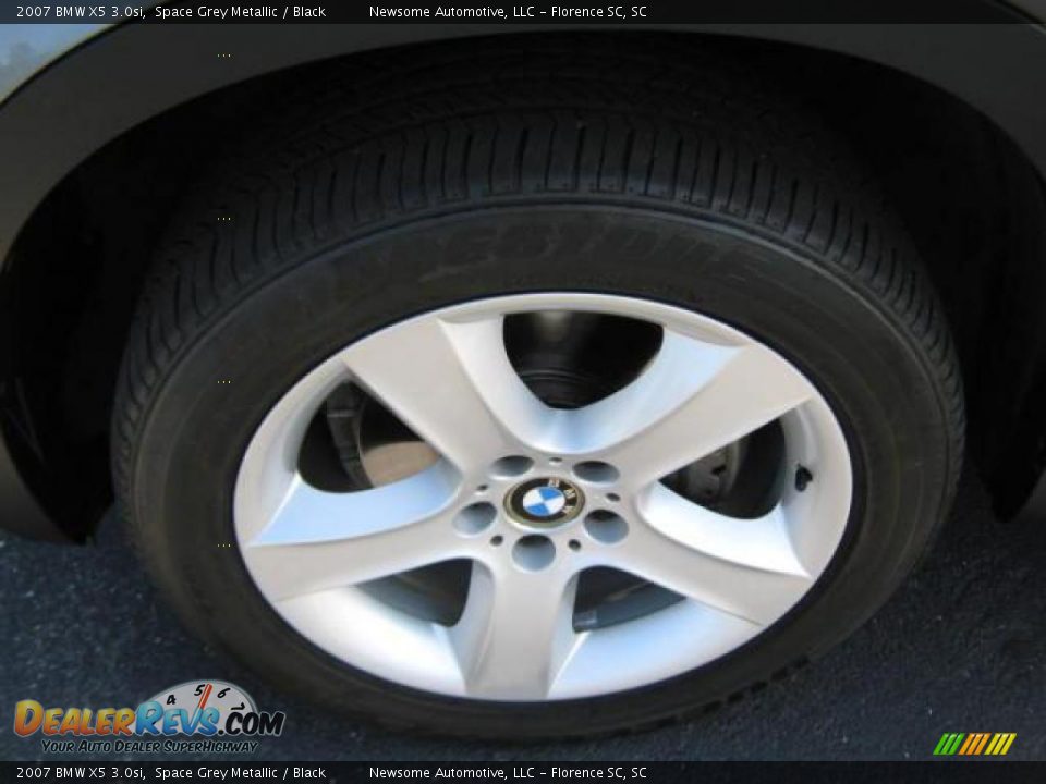 2007 BMW X5 3.0si Space Grey Metallic / Black Photo #24