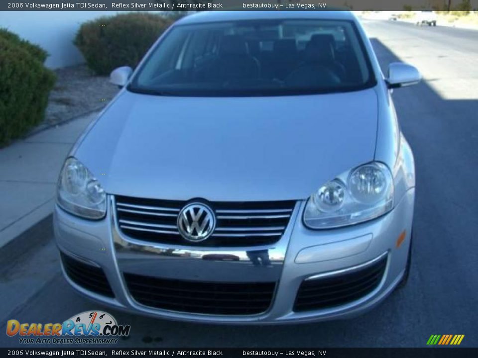 2006 Volkswagen Jetta TDI Sedan Reflex Silver Metallic / Anthracite Black Photo #4