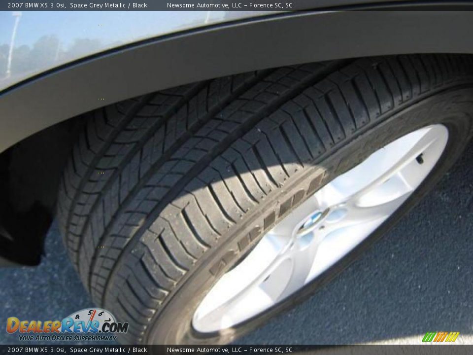 2007 BMW X5 3.0si Space Grey Metallic / Black Photo #25