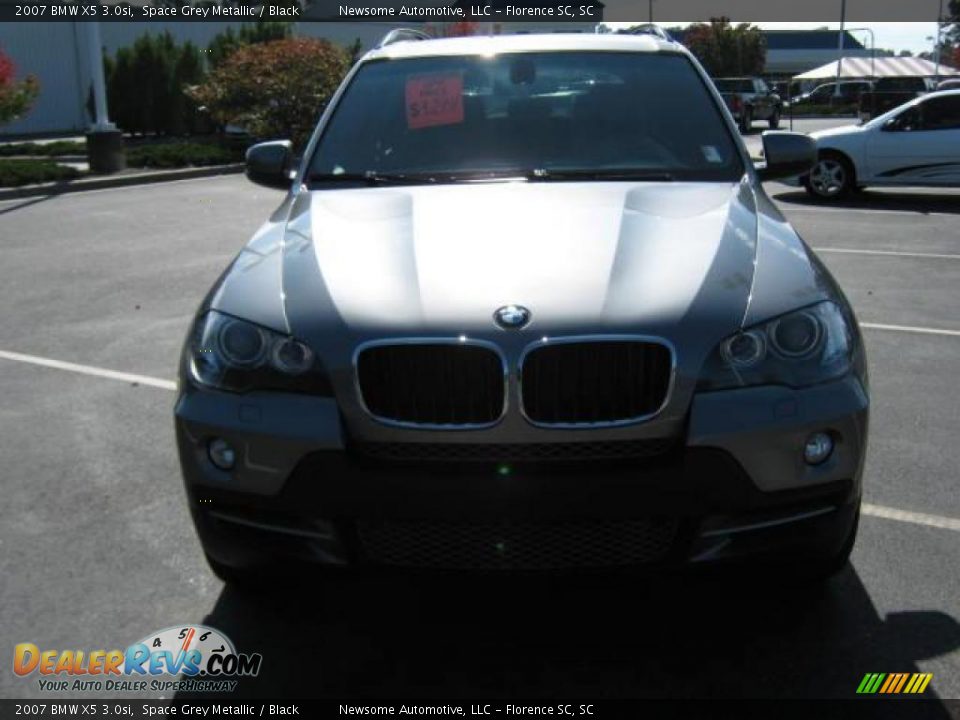 2007 BMW X5 3.0si Space Grey Metallic / Black Photo #26